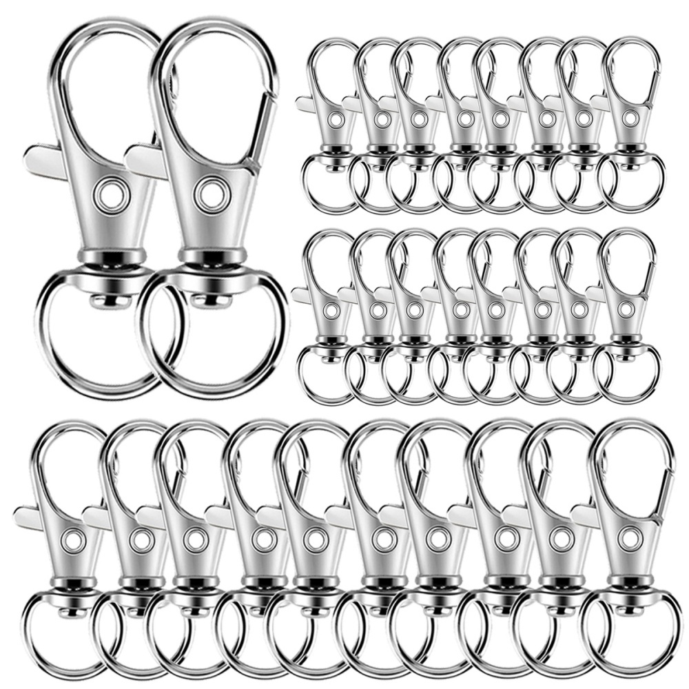 Jewelry Making Hoops - 25-200 adet Metal döner yaylı kancalar