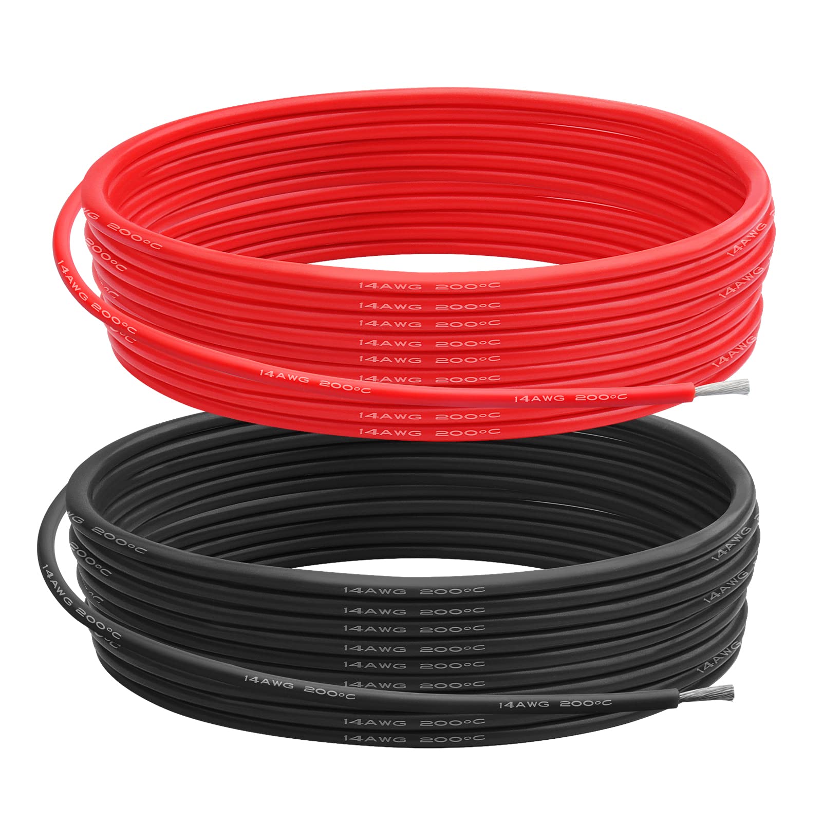 Wire 22 Gauge Copper - Siyah Kırmızı Silikon Elektrik Teli 8