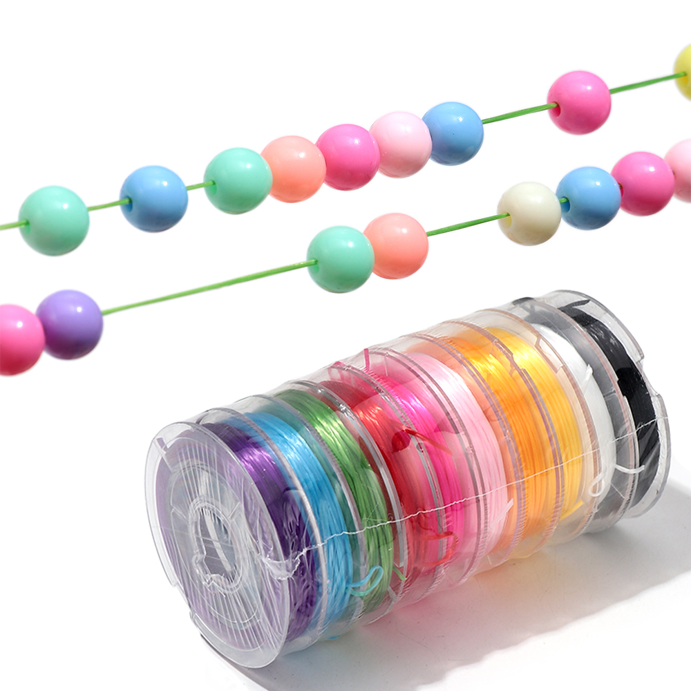 Crystal Bead Mix - Elastik Esnek Kristal İp Kordon Karışık