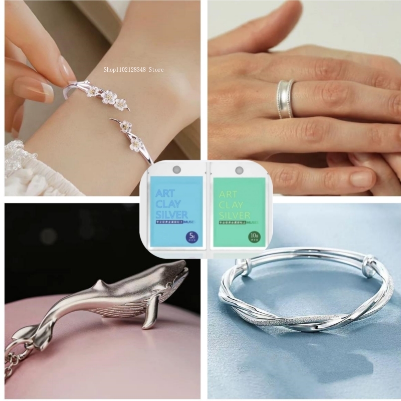 Jewelry Making Raw Materials - Saf Gümüş Kil DIY Gümüş Takı