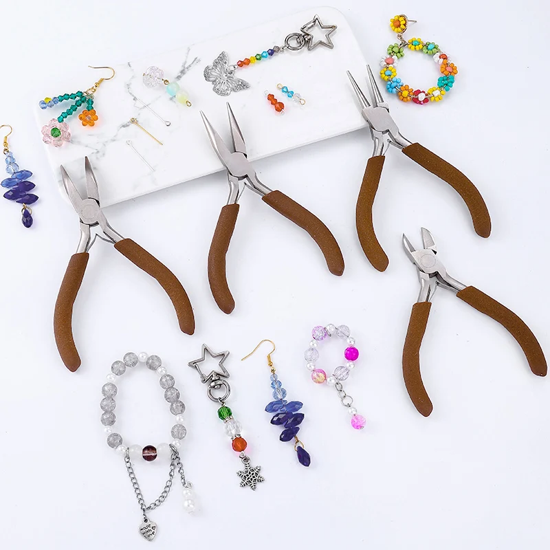 Jewelry Making Using Beads - İğne Uçlu Pense Yuvarlak Uçlu Pense