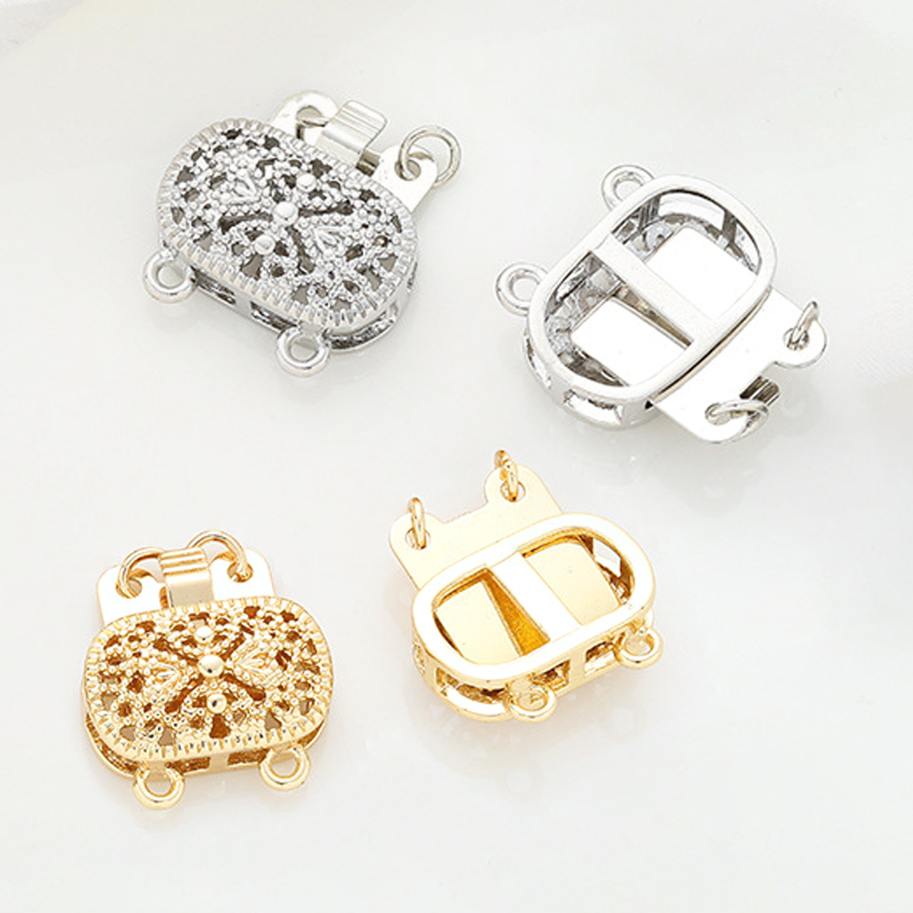 Jewelry Making Knots For Clasps - 2 adet 14 ayar altın kaplama
