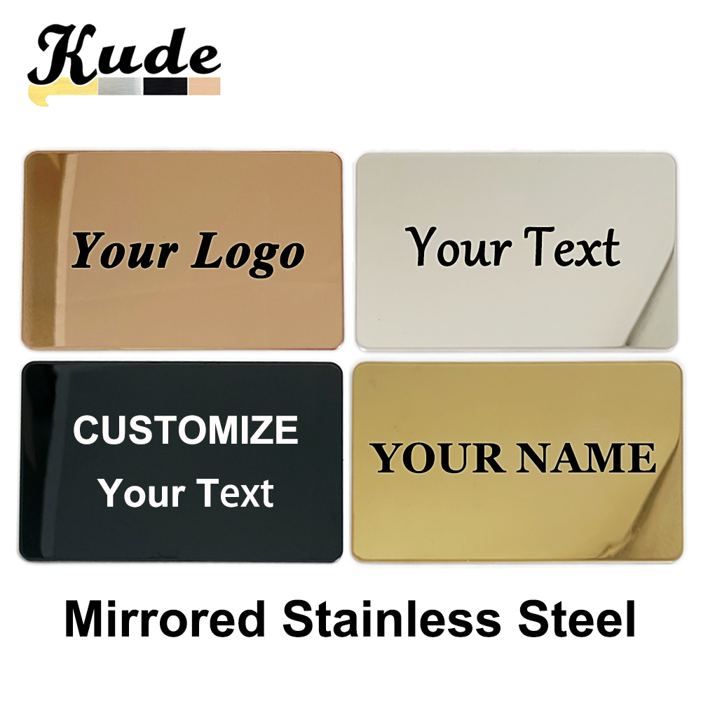 Jewelry Making Kits - Özel 304 Paslanmaz Çelik Metal Kartvizit