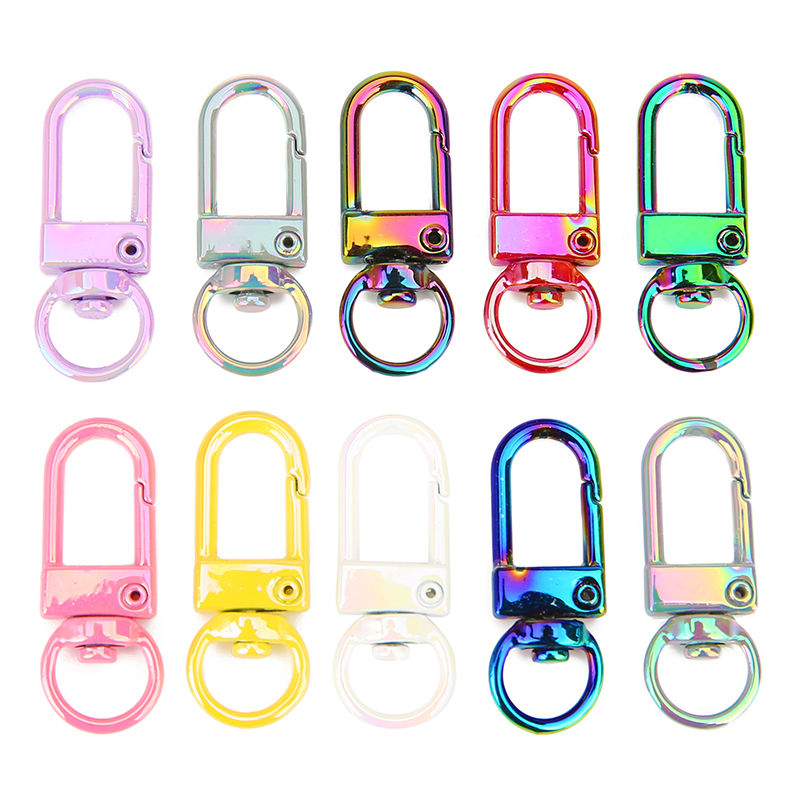 Jewelry Making Hoops - 10 adet Metal Alaşım Renkli Anahtarlıklar