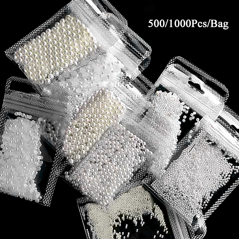 Crystal Bead Mix - 1 torba Pırıltılı Kristal Tırnak Sanat
