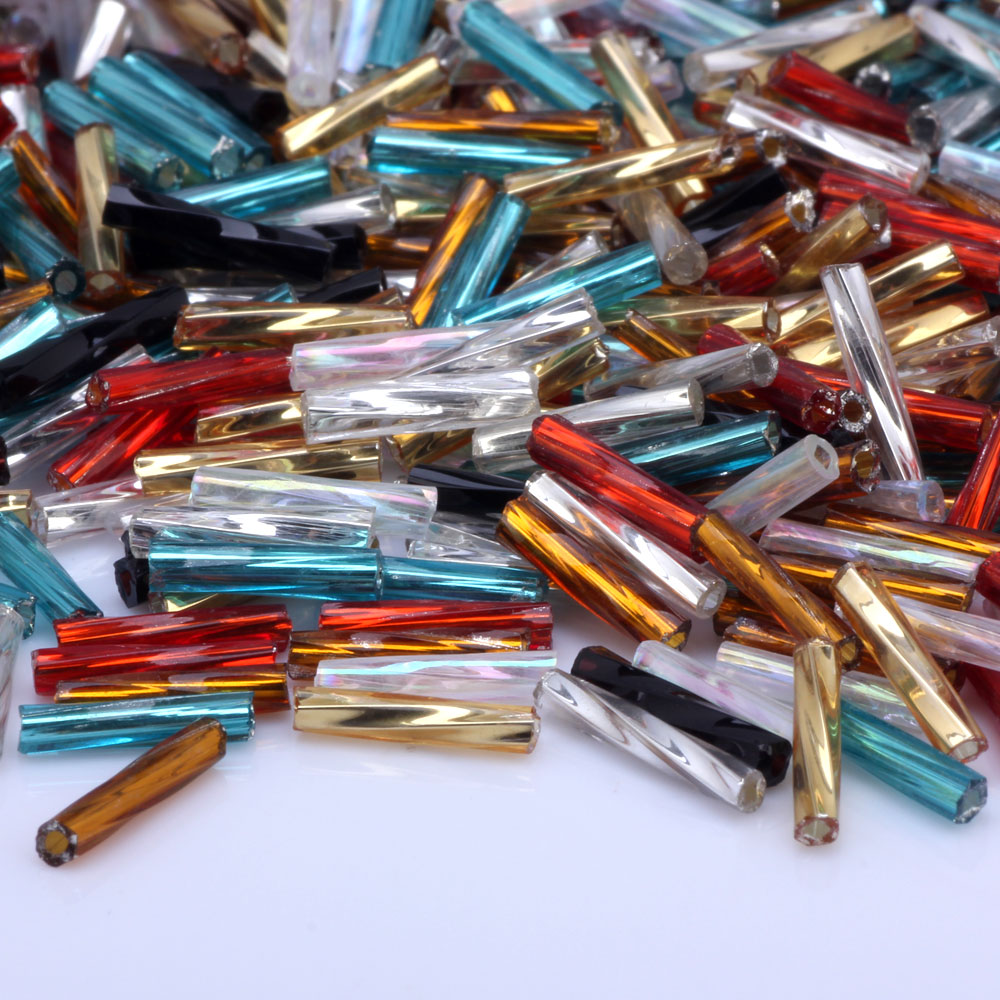 Crystal Bead Mix - OlingArt Karışık Renkli Tüp 2x9mm 20