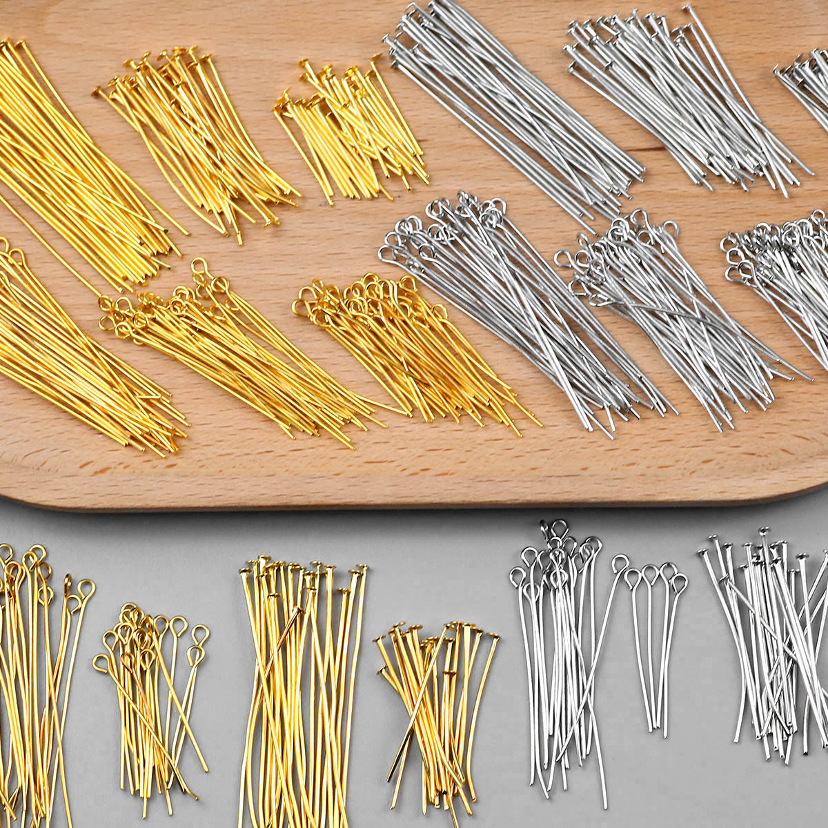 Jewelry Making Kits - Çok Boyutlu Alaşım 9/T-Pimleri/Karabavul Tokaları El