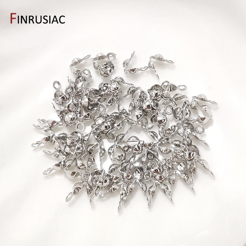 Jewelry Making Knots For Clasps - 3mm/4mm Calotte kıvrım boncuk ucu düğüm