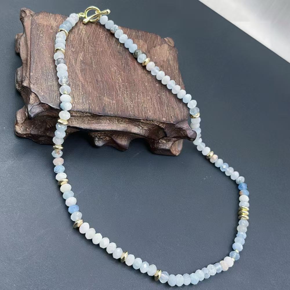 Crystal Bead Mix - 4x6mm Kadın Takısı Doğal Taş Karışık