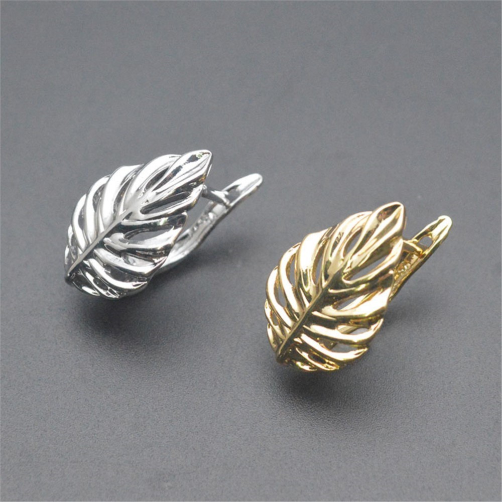 Jewelry Making Hoops - 1/2 Adet 18 Ayar Altın Kaplama