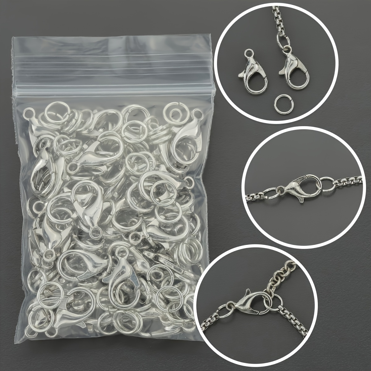 1/2/300 adet Istakoz Klipsleri - Jewelry Making Hoops incelemesi ve fiyatı