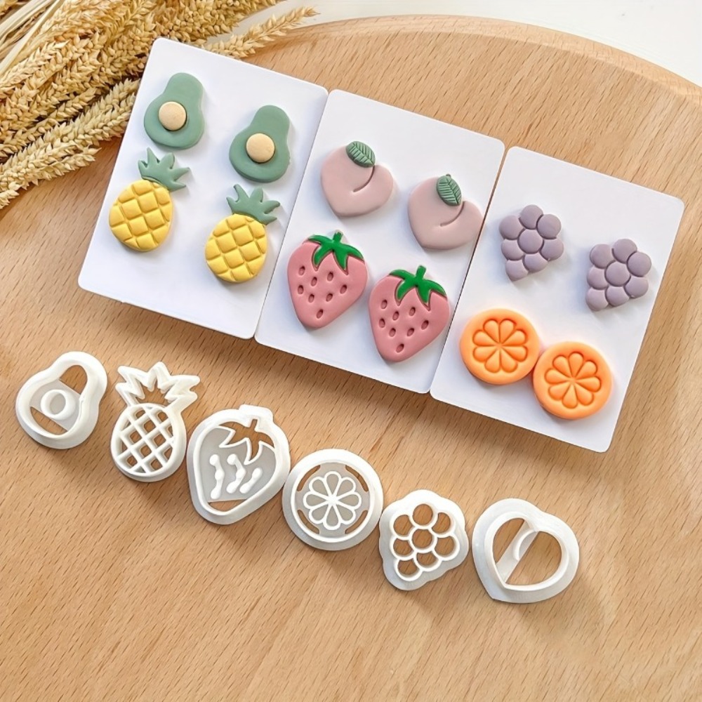 6 adet Mini Meyve Kil Küpe Kes - Jewelry Making Tutorial incelemesi ve fiyatı