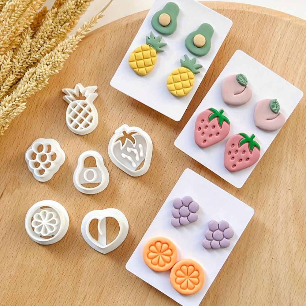 6 adet Mini Meyve Kil Küpe Kes - Jewelry Making Tutorial incelemesi ve fiyatı