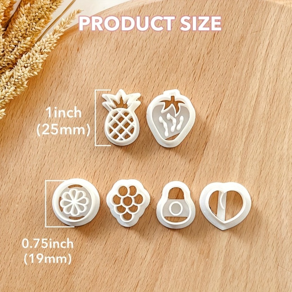 6 adet Mini Meyve Kil Küpe Kes - Jewelry Making Tutorial incelemesi ve fiyatı