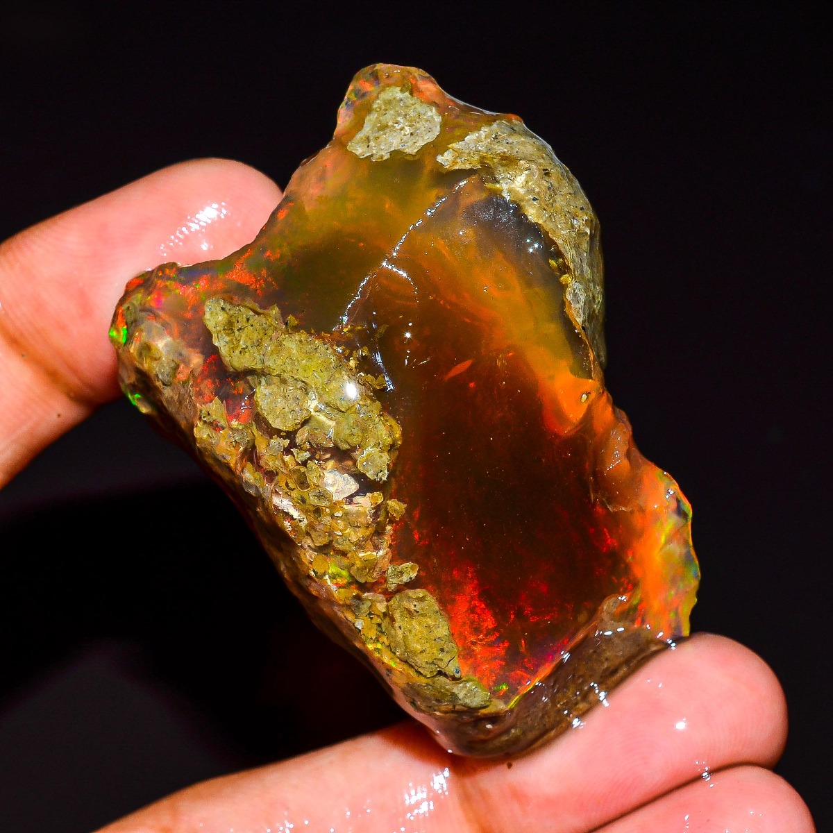 25-80CT Doğal Etiyopya Opal Ha - Jewelry Making Raw Materials incelemesi ve fiyatı