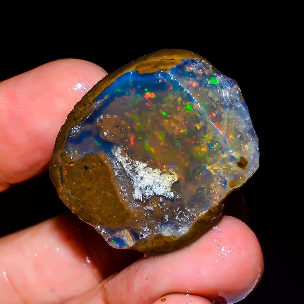 Doğal Etiyopya Opal Ham Taşı 2 - Jewelry Making Raw Materials incelemesi ve fiyatı