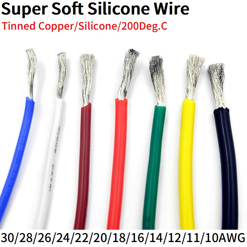 2M/5M süper yumuşak silikon ka - Wire 22 Gauge Copper incelemesi ve fiyatı