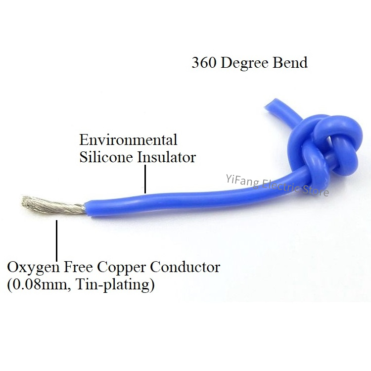 2M/5M süper yumuşak silikon ka - Wire 22 Gauge Copper incelemesi ve fiyatı