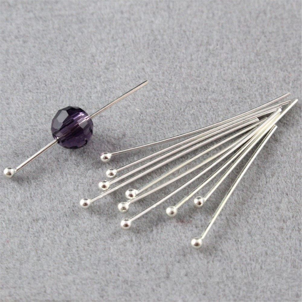100 adet yuvarlak top başlı iğ - Jewelry Making Using Beads incelemesi ve fiyatı