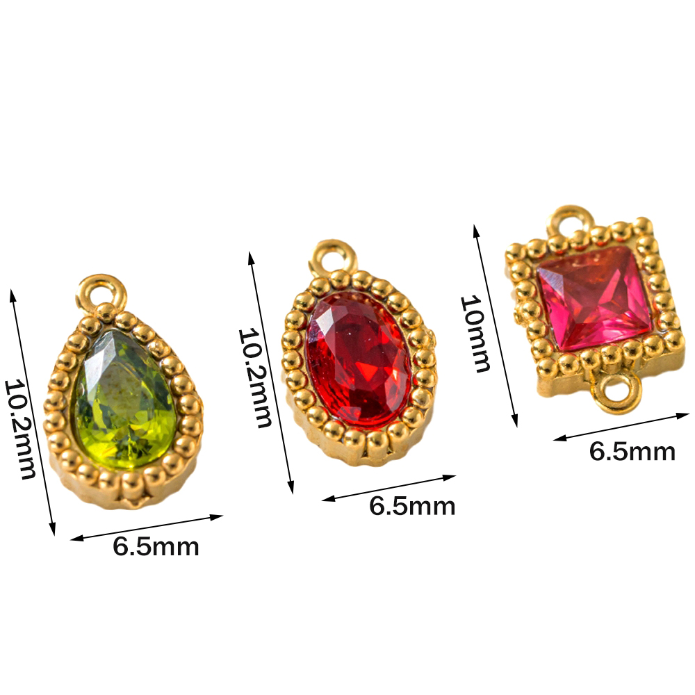 10 adet Altın Paslanmaz Çelik  - Crystal Bead Mix incelemesi ve fiyatı