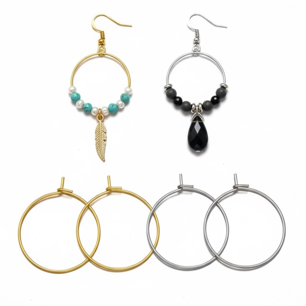 50 Adet 316 Paslanmaz Çelik 15 - Jewelry Making Hoops incelemesi ve fiyatı