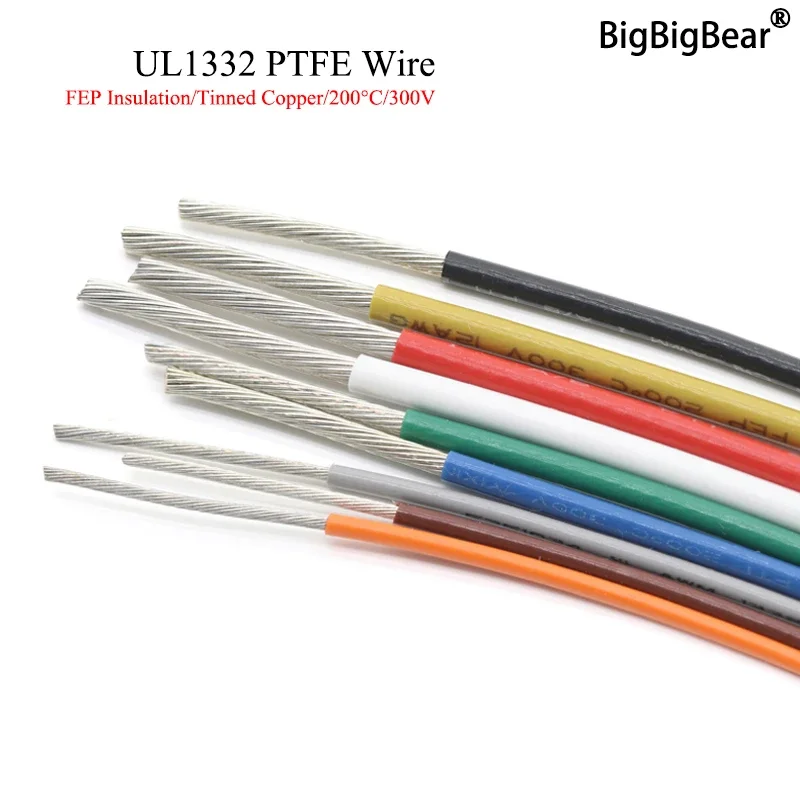 1M/5M UL1332 PTFE Tel 30/28/26 - Wire 22 Gauge Copper incelemesi ve fiyatı
