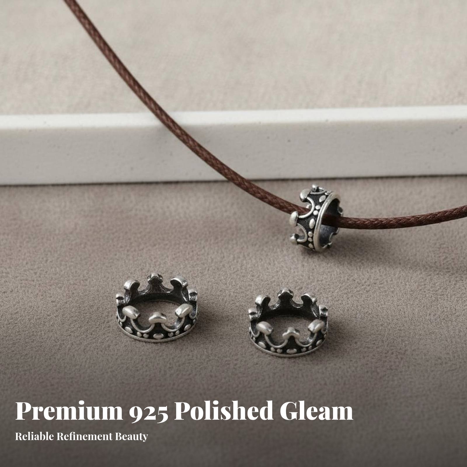 S925 Gümüş Taç Boncuk Zarif Ta - Jewelry Making Using Beads incelemesi ve fiyatı
