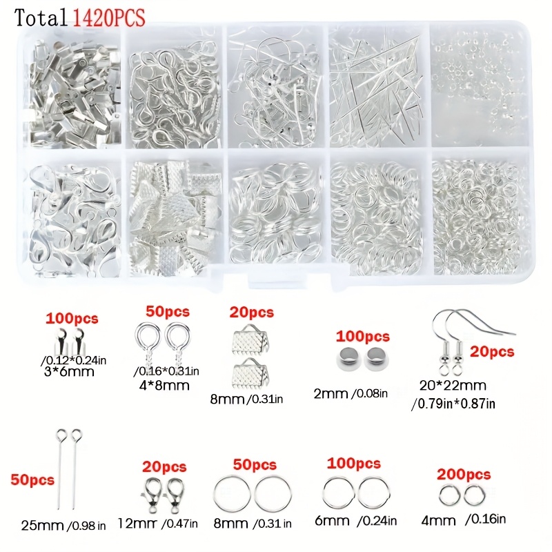 1420 adet 1 kutu Takı Bulgular - Jewelry Making Kits incelemesi ve fiyatı