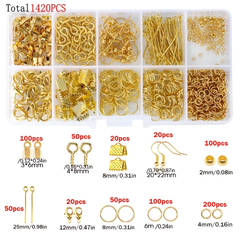 1420 adet 1 kutu Takı Bulgular - Jewelry Making Kits incelemesi ve fiyatı