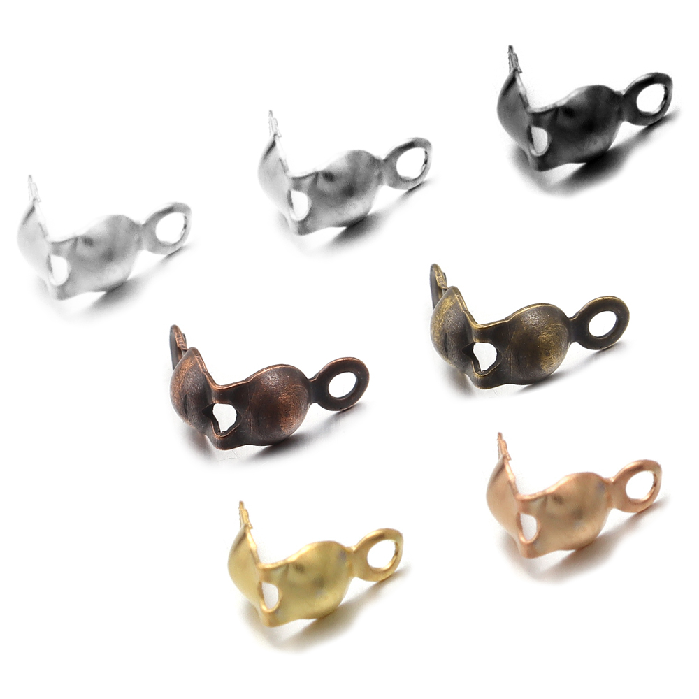200 adet/grup Metal Sonu Kıvrı - Jewelry Making Knots For Clasps incelemesi ve fiyatı