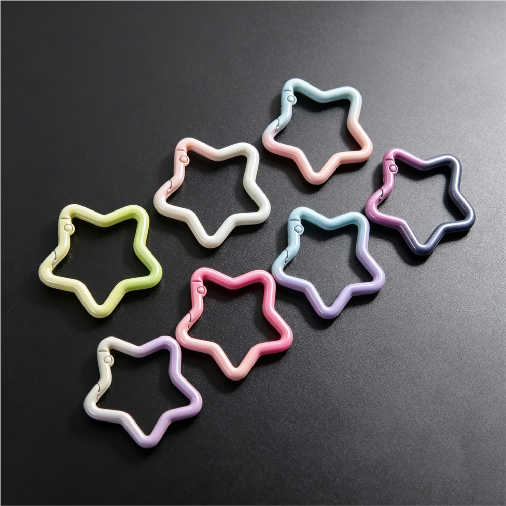 5 adet degrade yıldız şekli ya - Jewelry Making Hoops incelemesi ve fiyatı
